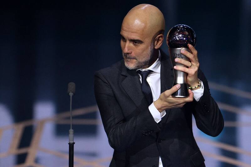 Guardiola ganó el The Best como mejor entrenador del mundo