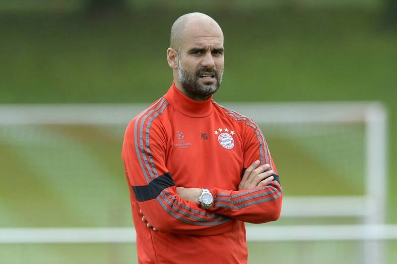 Pep Guardiola en su etapa en Bayern Munich.