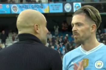 VIDEO | Explotó: la cuestionada reacción de Pep Guardiola con Jack Grealish en la Premier