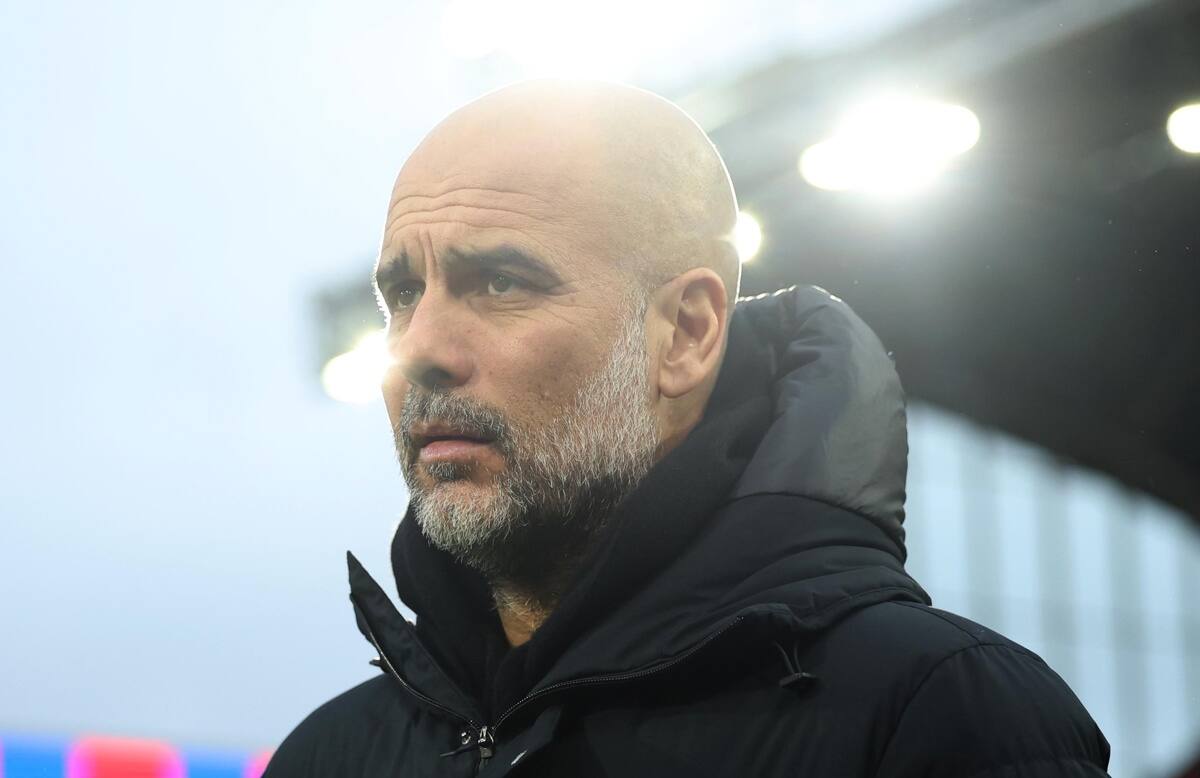 Pep Guardiola, entrenador de Manchester City. EFE