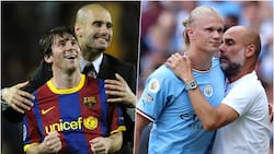 Pep Guardiola acepta la primera comparación entre Haaland y Lionel Messi: “En mentalidad y goles, si”