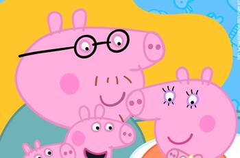 Fotos: Así es Evie, la hermana recién nacida de Peppa Pig