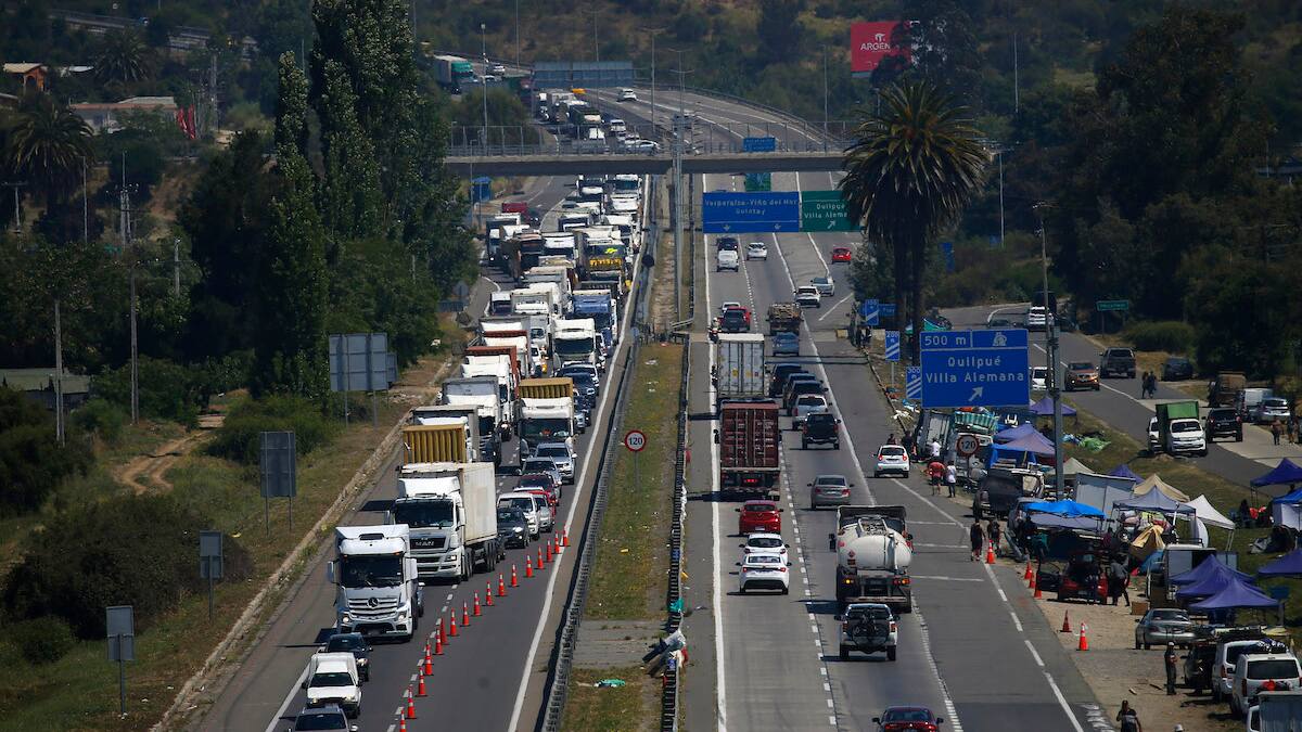 Lo Vásquez: Los desvíos de tránsito que habrá en la Ruta 68 y cómo llegar a las playas del Litoral