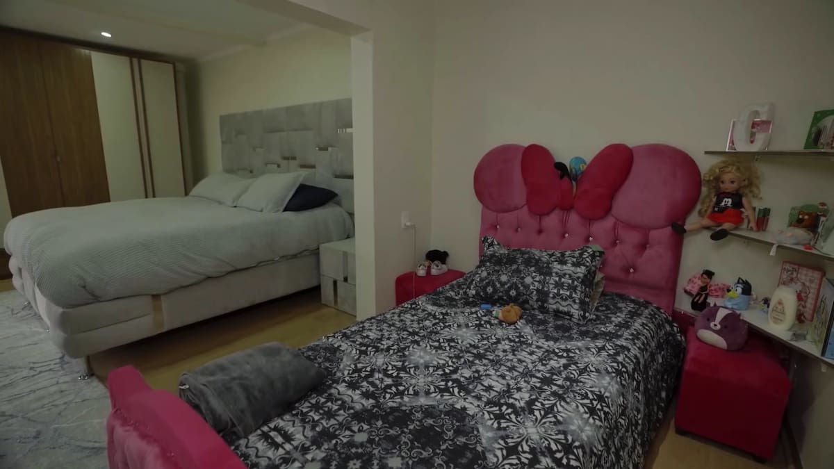 La mujer hizo un tour por su casa en La Divina Comida.