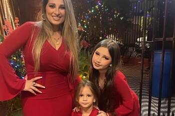 El tierno momento que compartió Perla Ilich junto a sus hijas