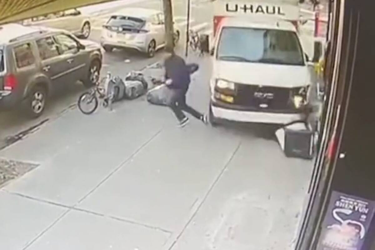 Caótica persecución en Brooklyn. Créditos: Captura Video.