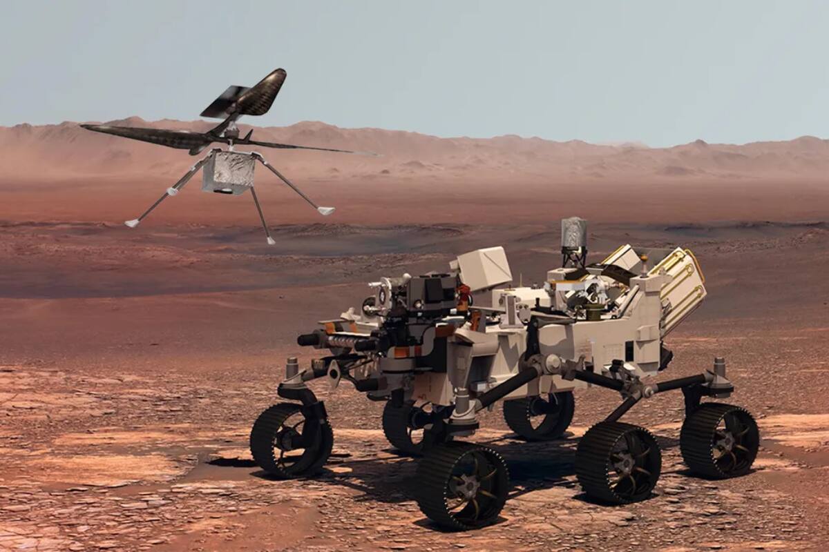 La NASA compartió una de las fotografías de sí mismo que tomó la máquina.
