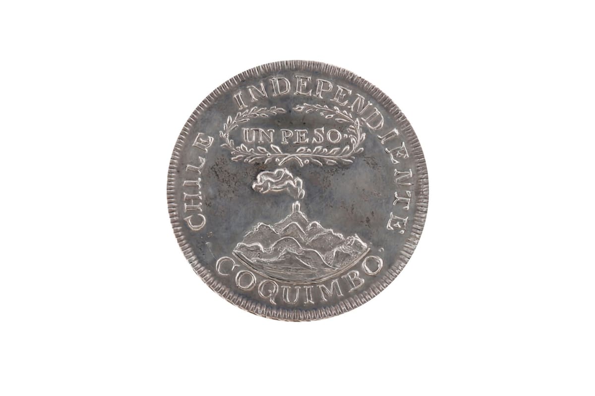 Otra característica única de la moneda es la corona de laurel.