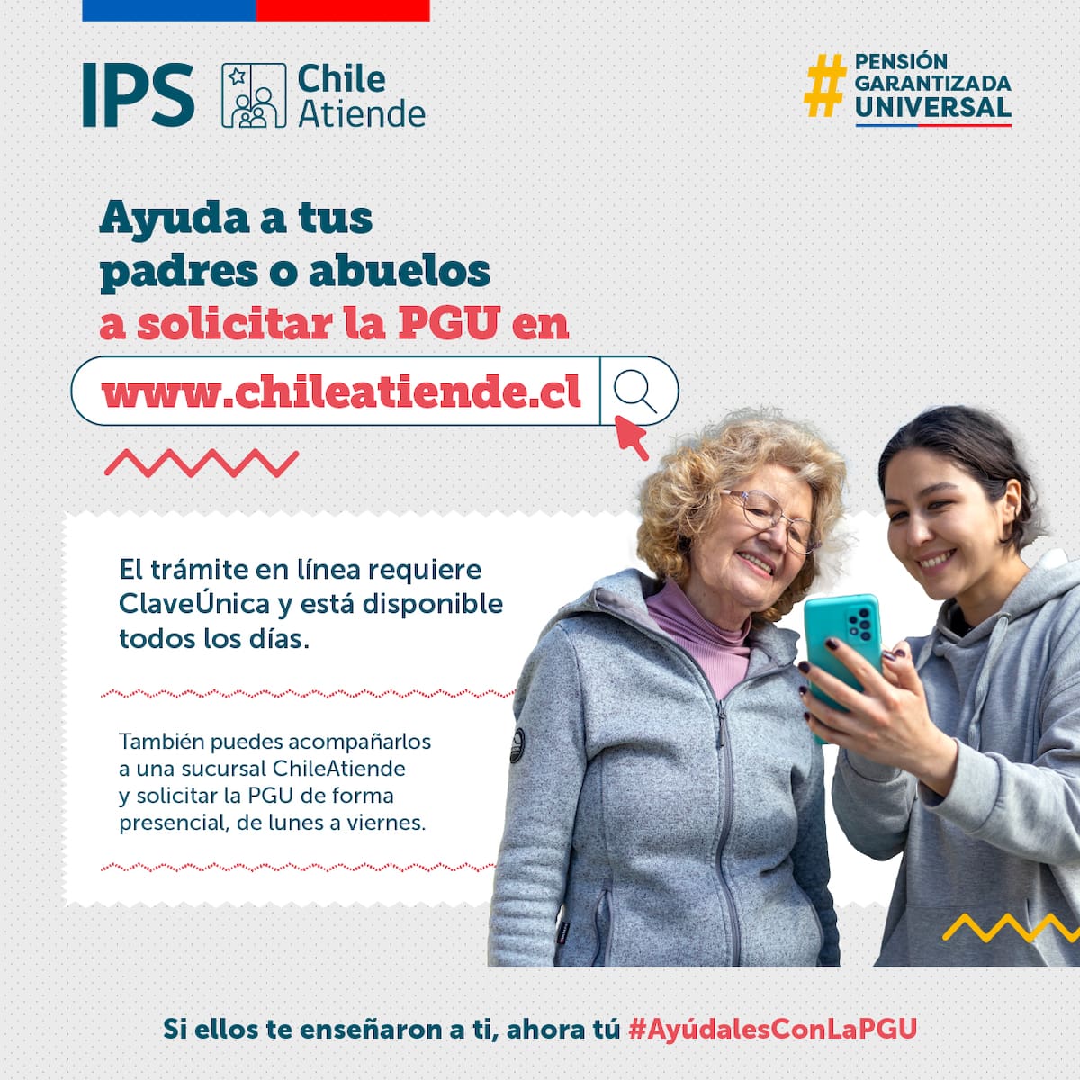 El beneficio puede ser solicitado de forma online o presencial. Créditos: ChileAtiende.