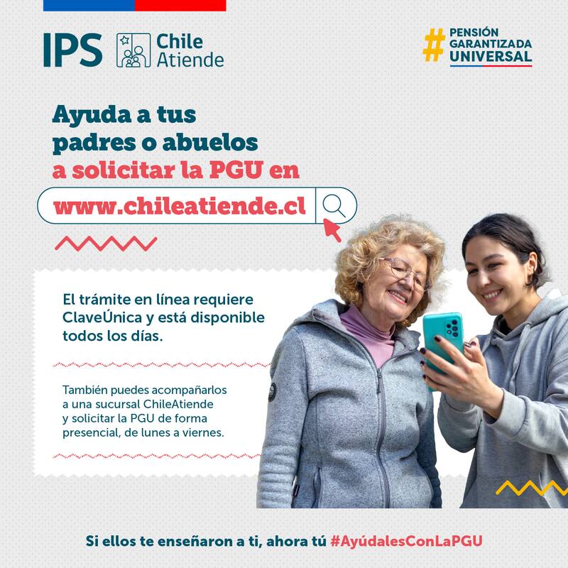 El beneficio puede ser solicitado de forma online o presencial. Créditos: ChileAtiende.