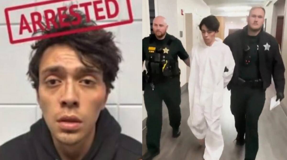 Así fue detenido el chileno en Estados Unidos.