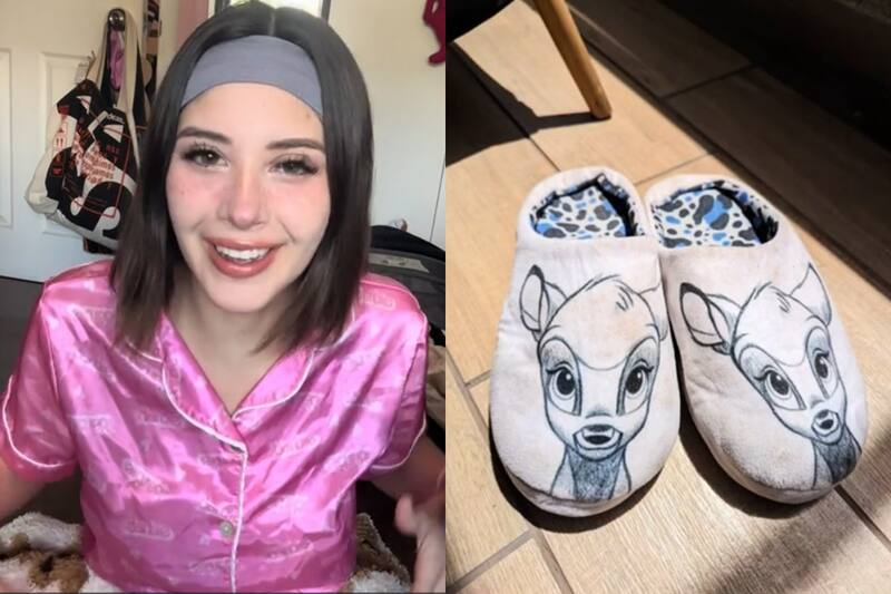 La influencer llevó varios artículos de marca que no pudo ingresar a la casa.