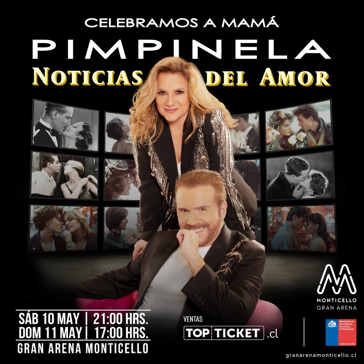 El dúo argentino presentará su show Noticias del Amor para este Día de la Madre.
