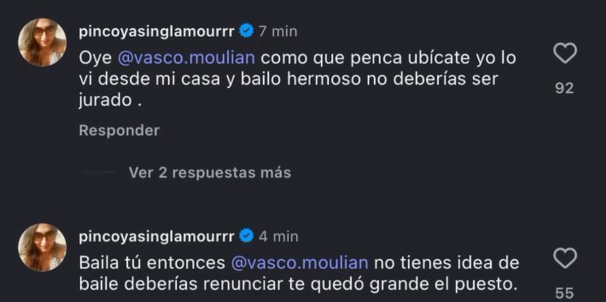 La chilota salió en defensa de Cony Capelli tras crítica de Vasco Moulian.