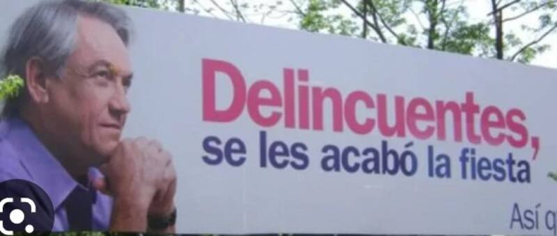 "Delincuentes, se les acabó la fiesta".