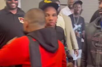 VIDEO | El abrazo de ‘Pitbull’ Cruz a Gervonta Davis y la mirada matadora de ‘Tank’