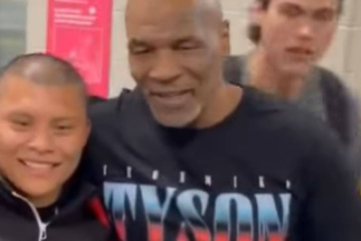 'Pitbull' Cruz por fin conoció a Mike Tyson. (Captura de video)