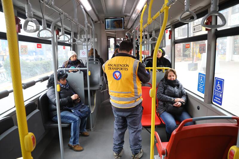 Las multas existentes a quienes no paguen su pasaje.