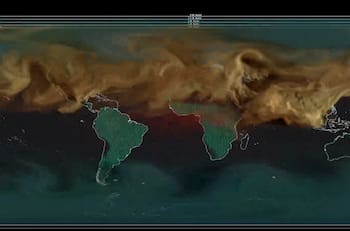 VIDEO | Escalofriante: Así se vería la Tierra si pudiéramos apreciar el dióxido de carbono