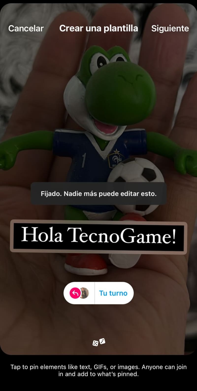 Tras fijar todo, solamente tendremos que compartir la plantilla.