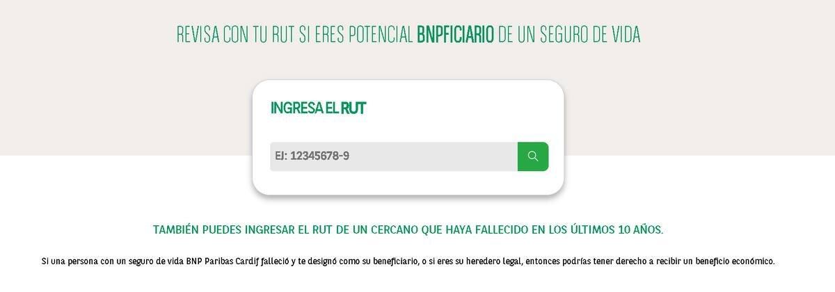 Así es la plataforma de la campaña BNPBeneficiarios.