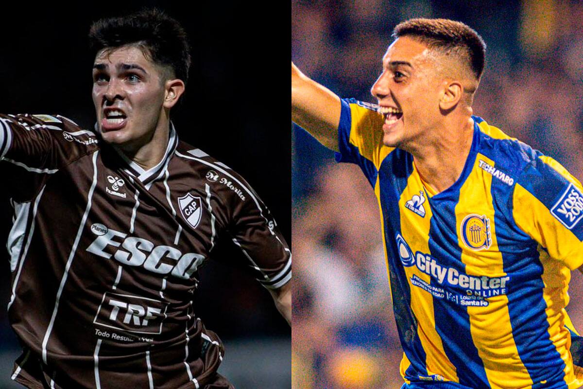 por la fecha 13 de la Liga Argentina. Foto: RRSS Platense y Rosario Central.