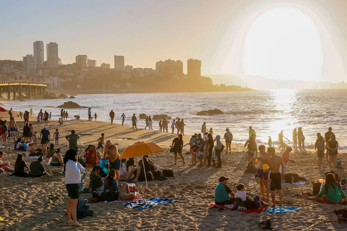 Es uno de los balnearios favoritos de habitantes de Viña del Mar y también de turistas. Foto: Agencia Aton.