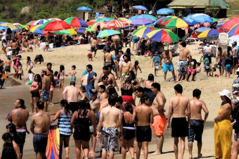 Cierre de bahía Tongoy prohíbe extracción y consumo de mariscos. Créditos: @agenciaunochile vía X.