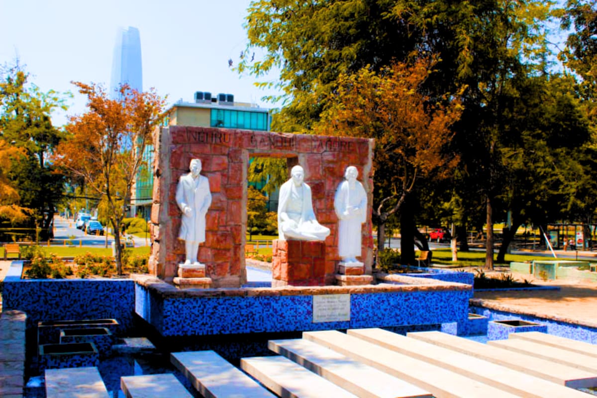 El lugar perfecto que invita a disfrutar de los colores del otoño en pleno Santiago. Foto: Amo Santiago.