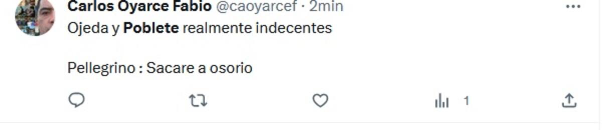 Los mensajes de los hinchas azules en Twitter