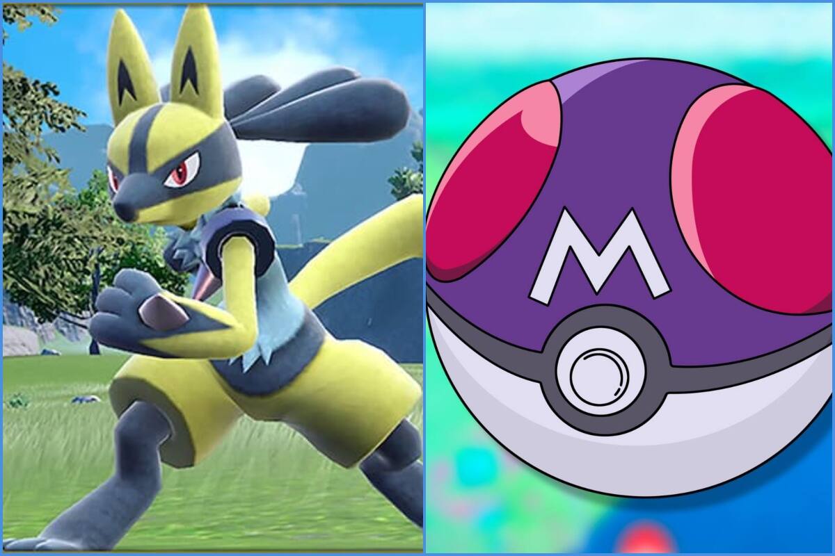 Lucario Shiny y la Master Ball