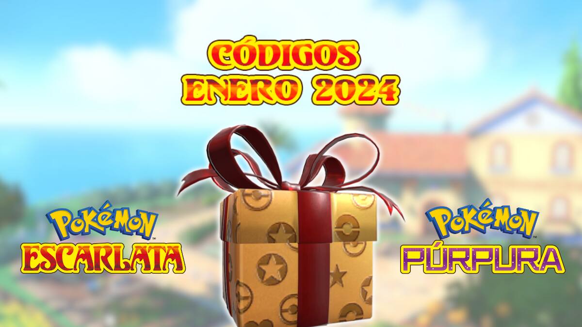 Todos los códigos de Pokémon Escarlata y Púrpura disponibles en enero 2024