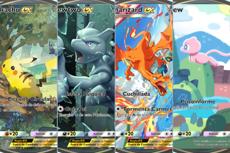 Estas son las cartas inmersivas actualmente disponibles en el juego.