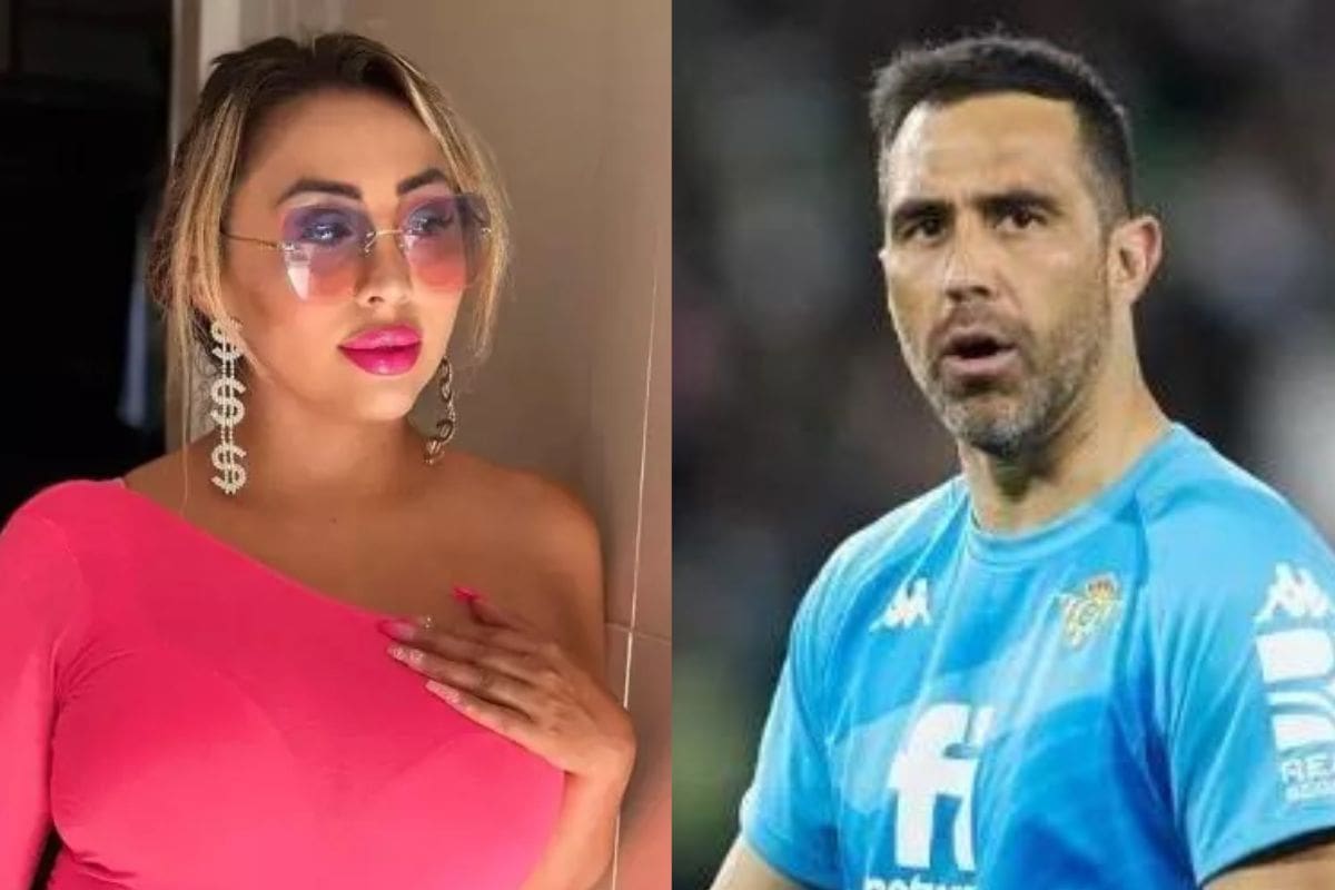 Naya Fácil y Claudio Bravo.
