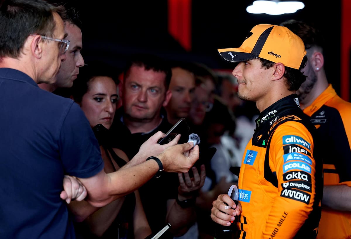 Lando Norris, piloto campeón con Mclaren. Foto: EFE.