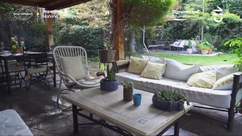 La terraza de la casa de su sobrino. Créditos: CHV.