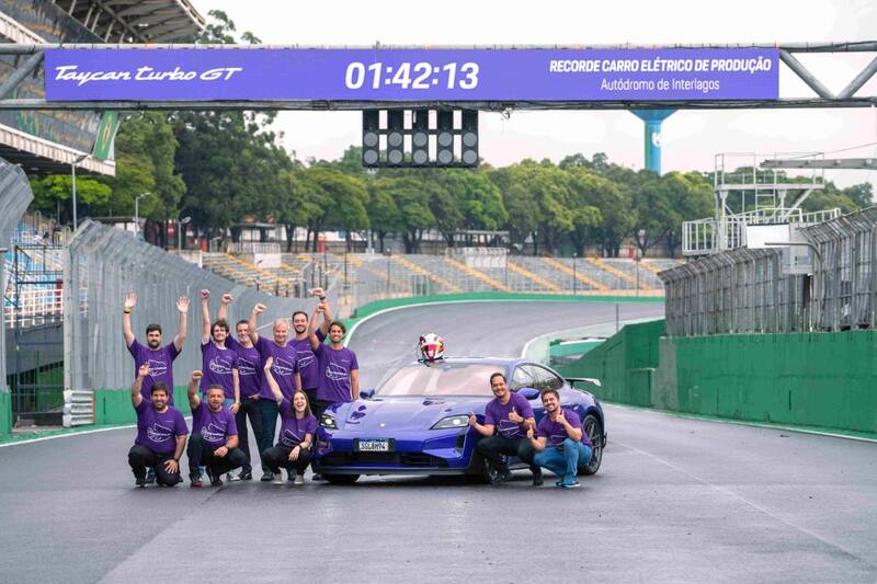 El Porsche Taycan GT estableció nuevo récord en Brasil