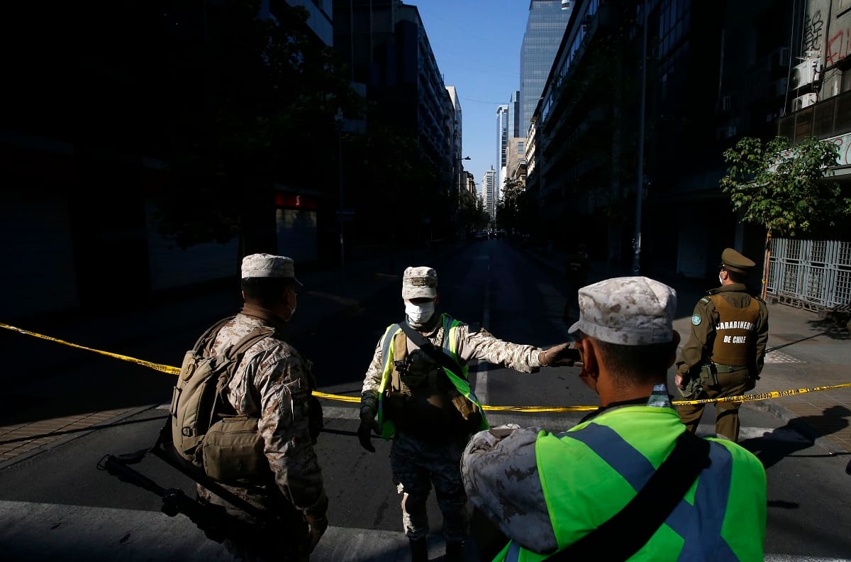 Operativo sanitario en Santiago centro por hombre que violó su cuarentena