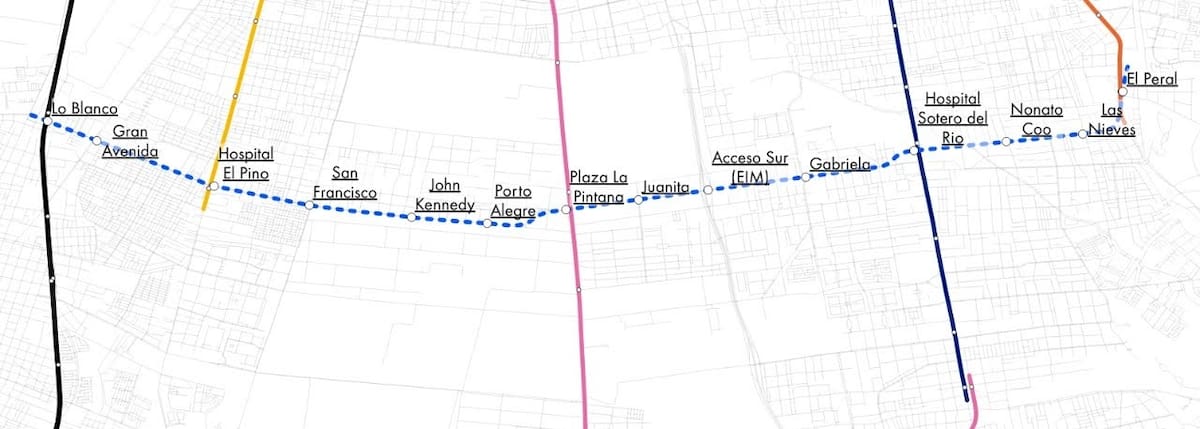 Este sería el recorrido que tendría según el estudio.