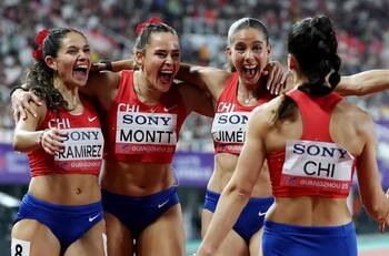 ¡Históricas!: Posta femenina chilena ganó cupo al Mundial de Atletismo