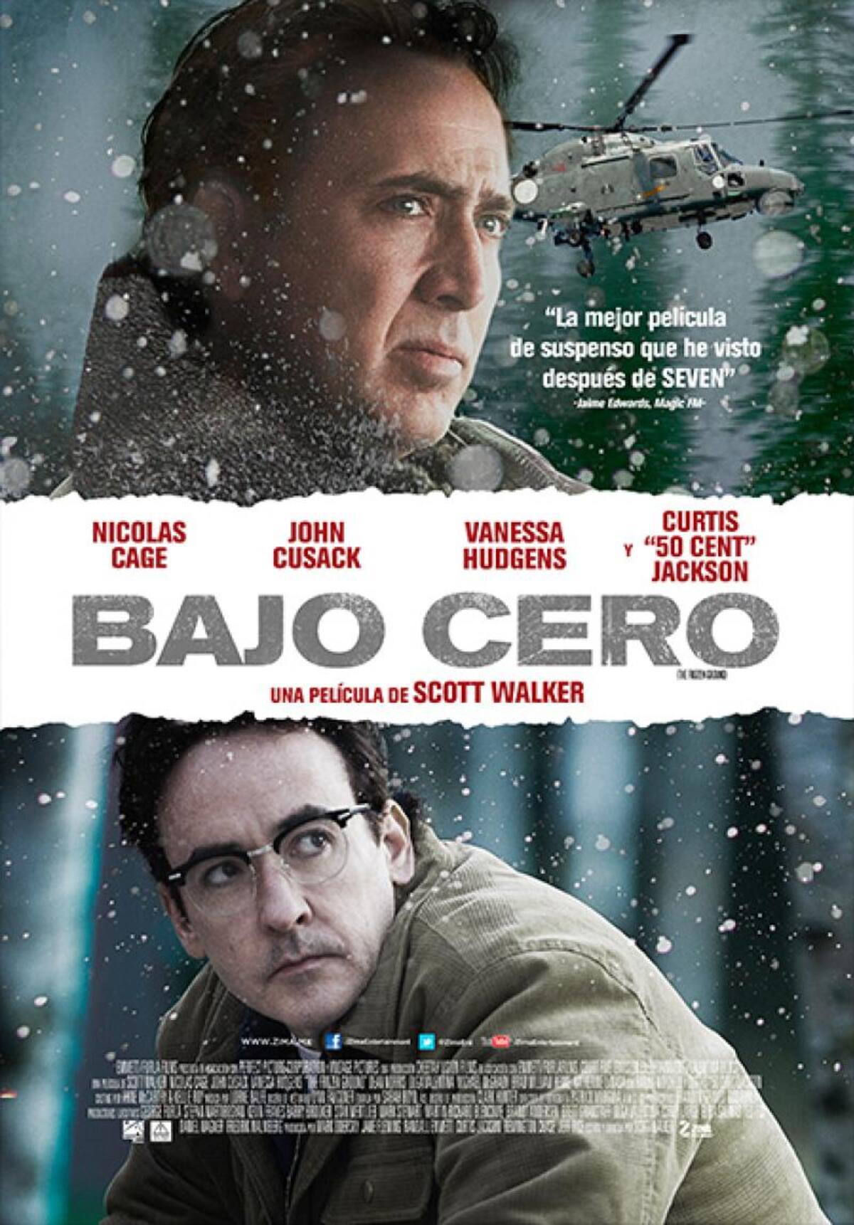 Uno de las imágenes publicitarias de "Bajo Cero"