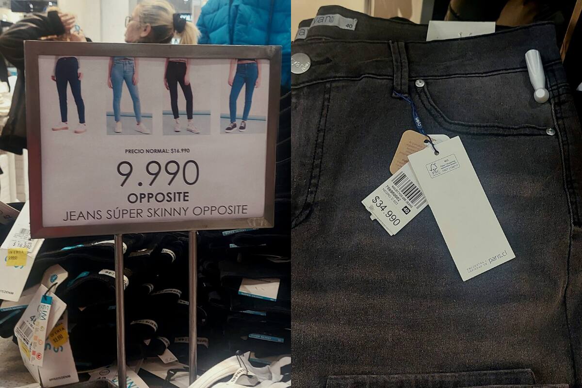 La comparativa reflejó que, en las tiendas del retail, una persona de talla grande puede pagar hasta cuatro veces más por una misma prenda de vestir.