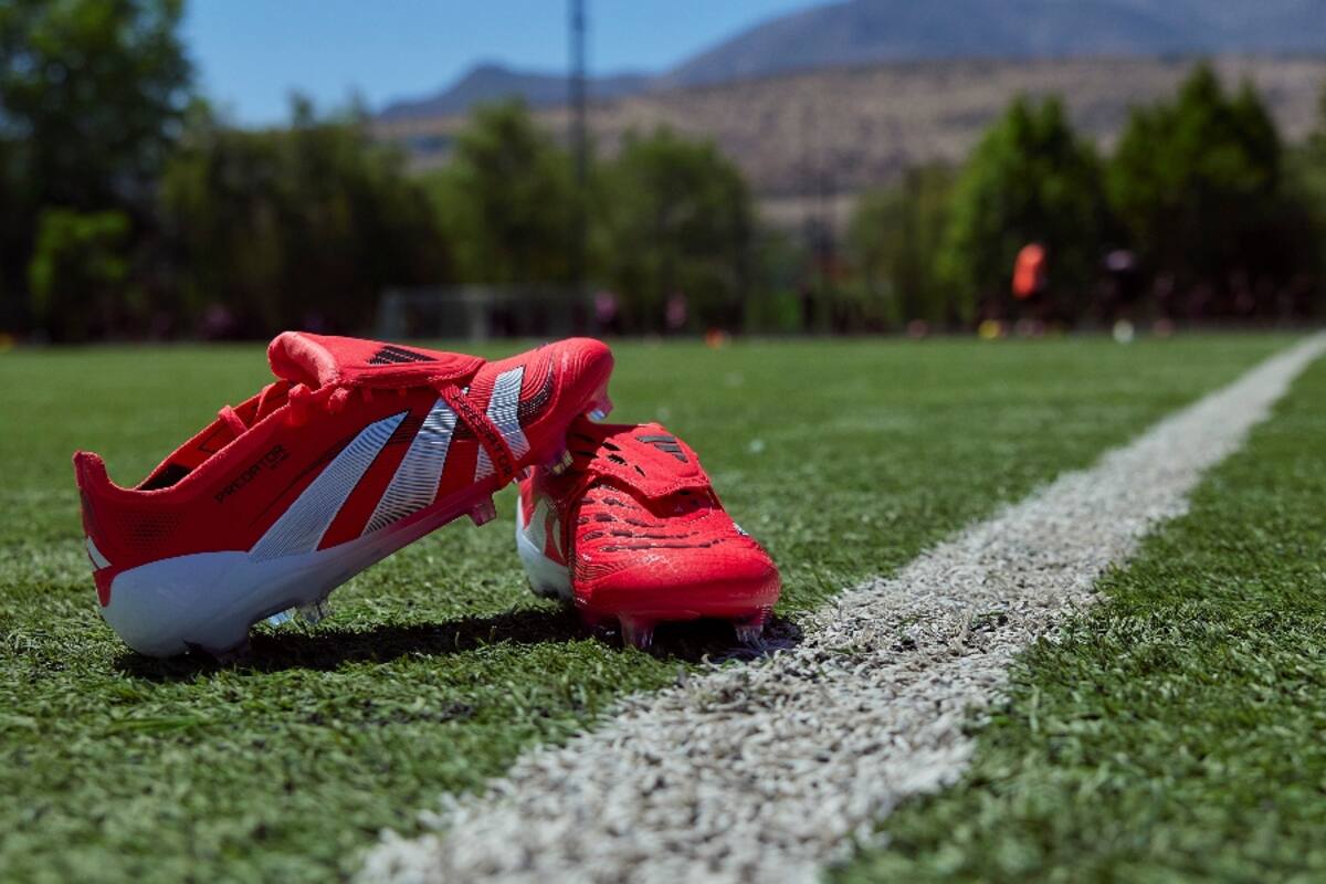 Los zapatos usan Jude Bellingham y Pedri. Foto: Adidas Chile.
