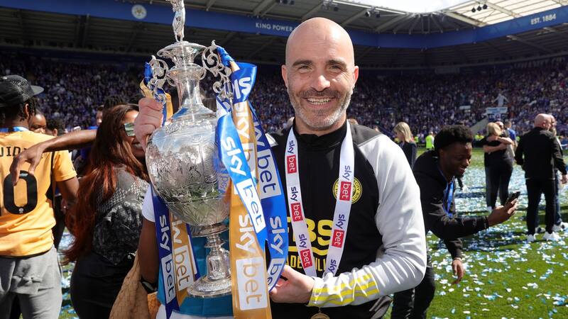 Enzo Maresca campeón en el Leicester.