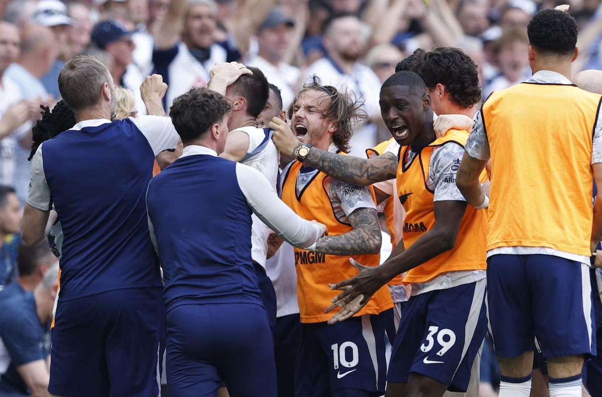 VIDEO | No hubo papelón histórico: el gol de Tottenham que le permitió evitar el descenso en Inglaterra