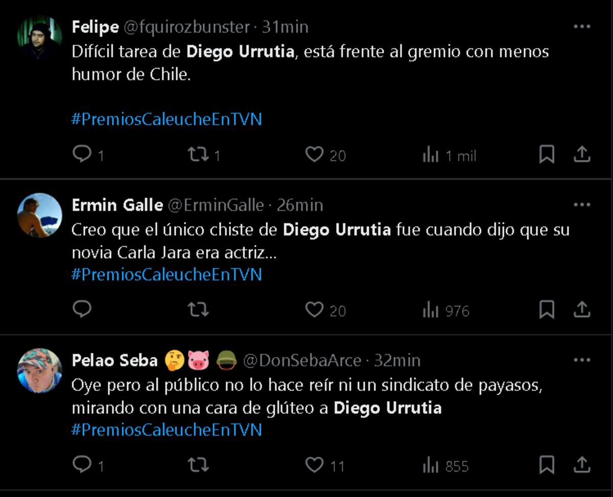 Reacciones que dejó la rutina de Diego Urrutia.