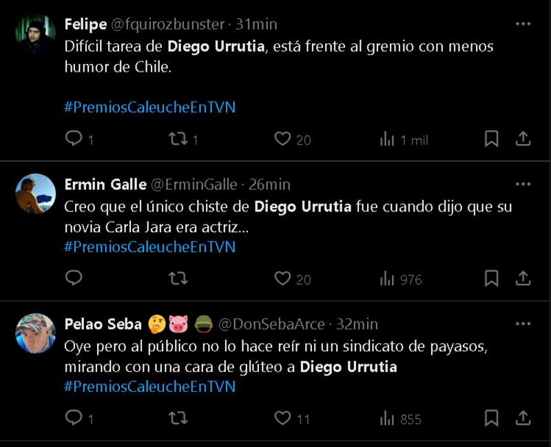 Reacciones que dejó la rutina de Diego Urrutia.
