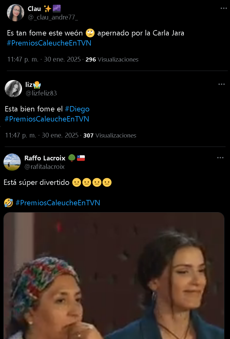 Reacciones que dejó la rutina de Diego Urrutia.