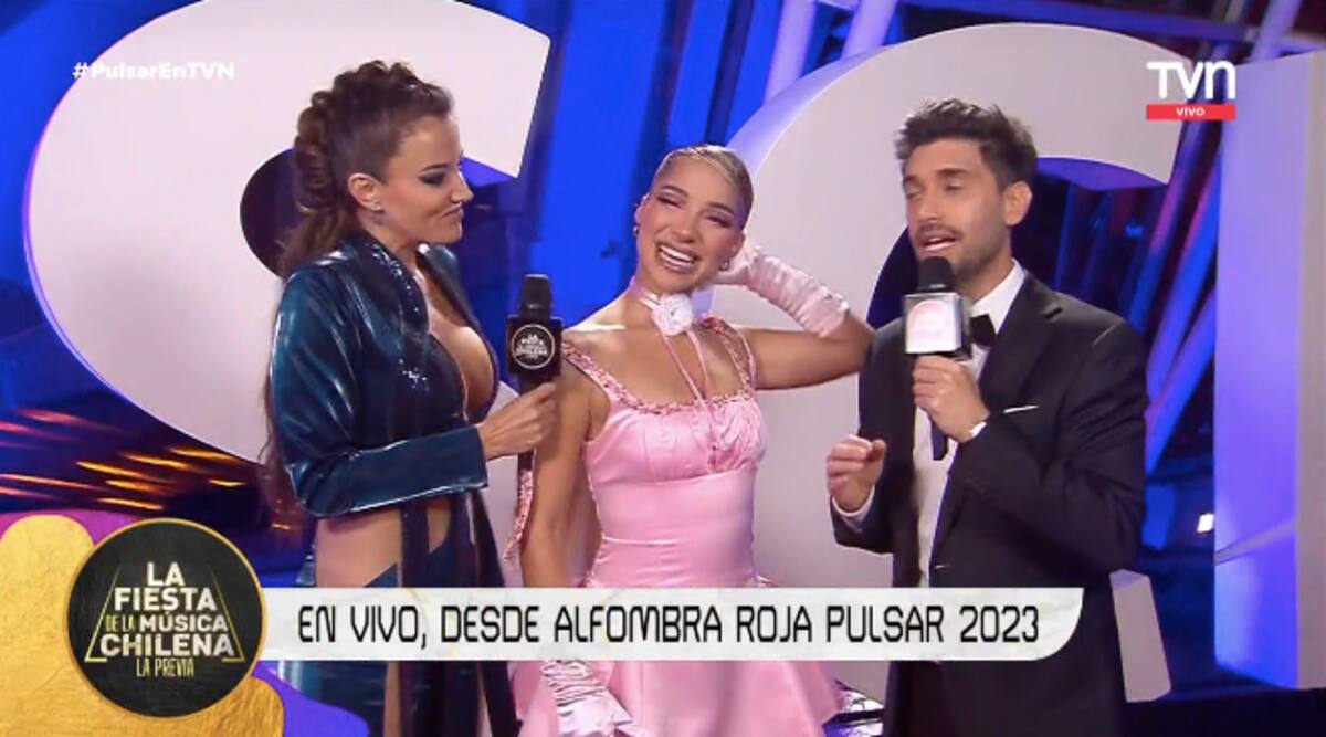 Princesa Alba en la alfombra roja. Créditos: TVN.