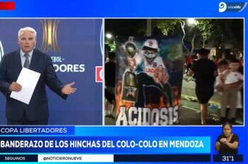 “Es una asquerosidad”: en Argentina estallan contra los hinchas de Colo Colo en Mendoza